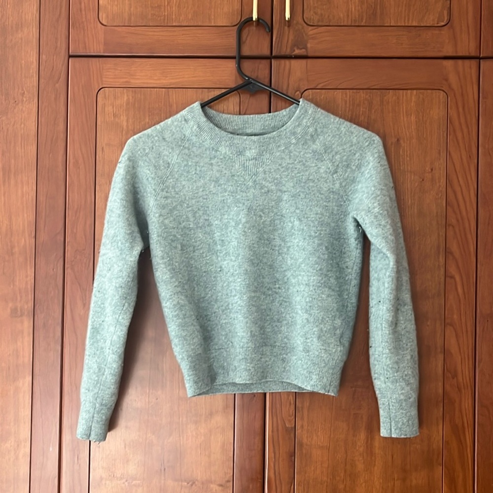 Cropped Light Blue Sweater
